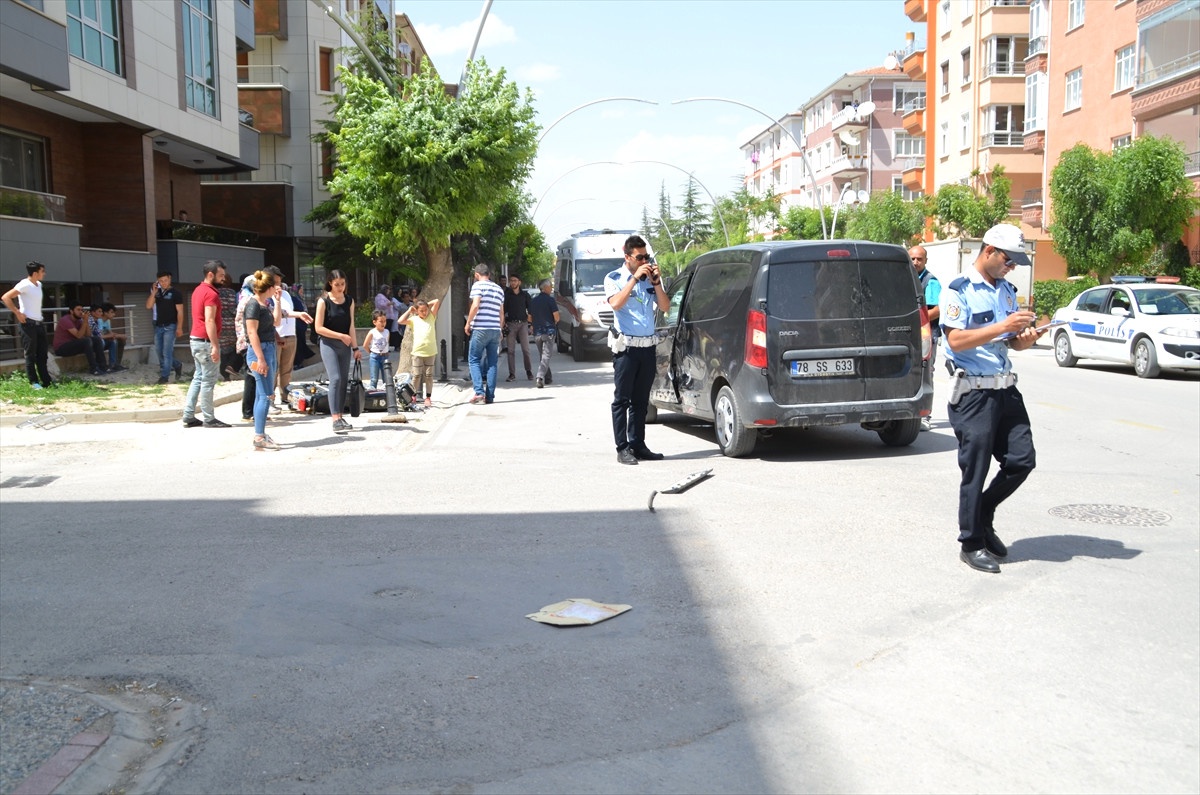 Karaman\'da Kaza Anı Güvenlik Kamerasında