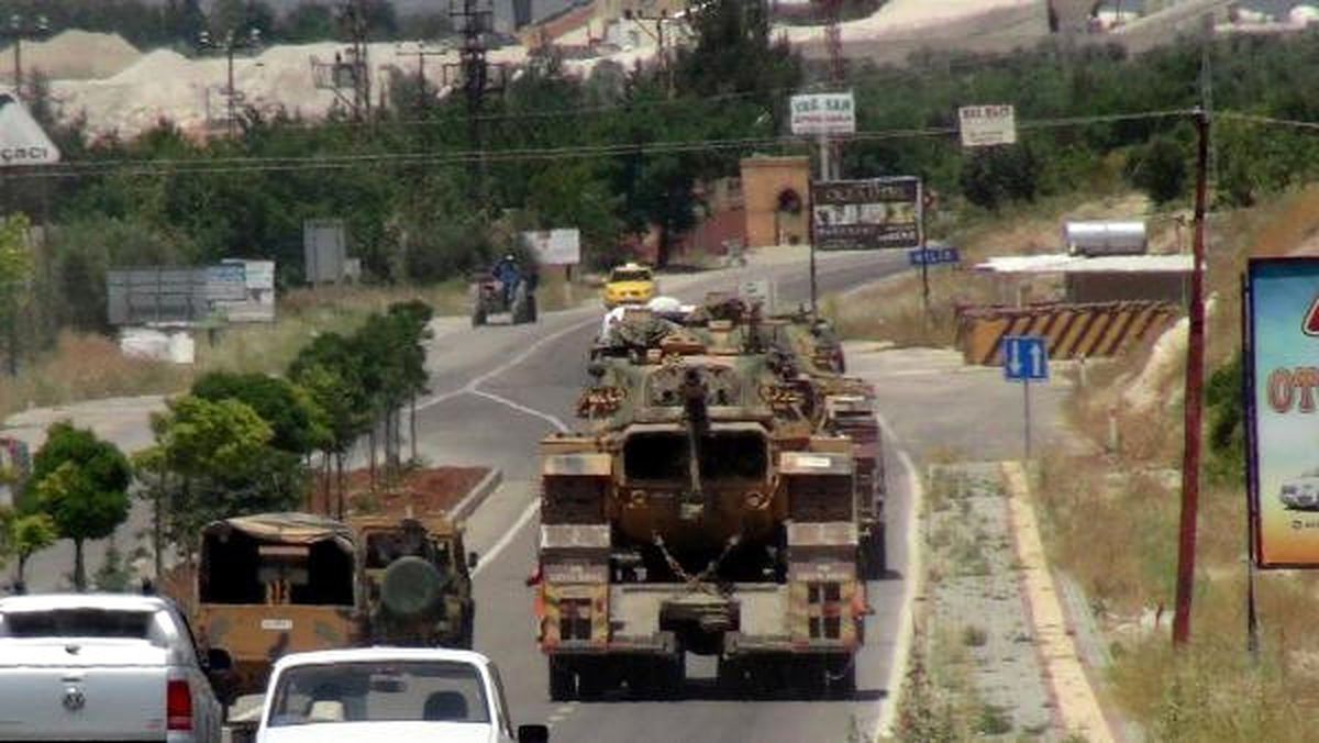 Pyd Denetimindeki Afrin Sınırına Tank Sevkiyatı