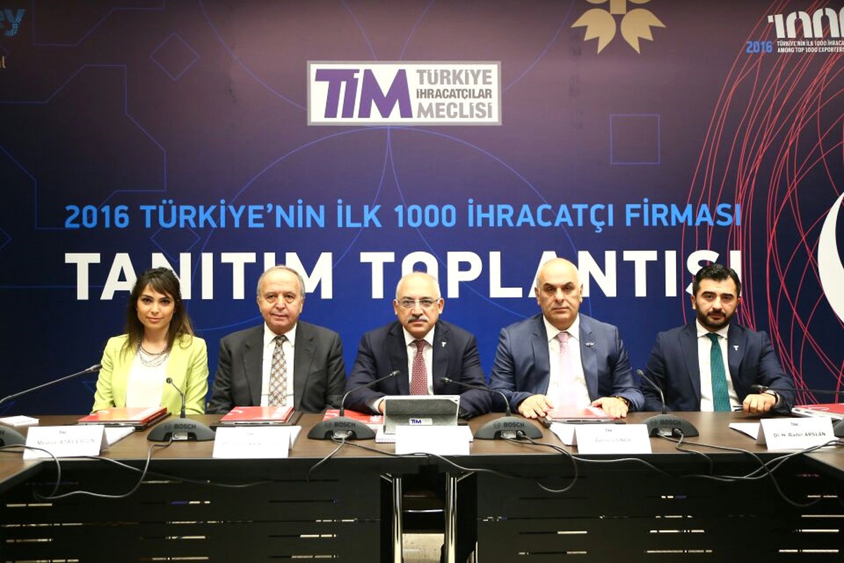 TİM İlk 1000 İhracatçı Firmayı Açıkladı