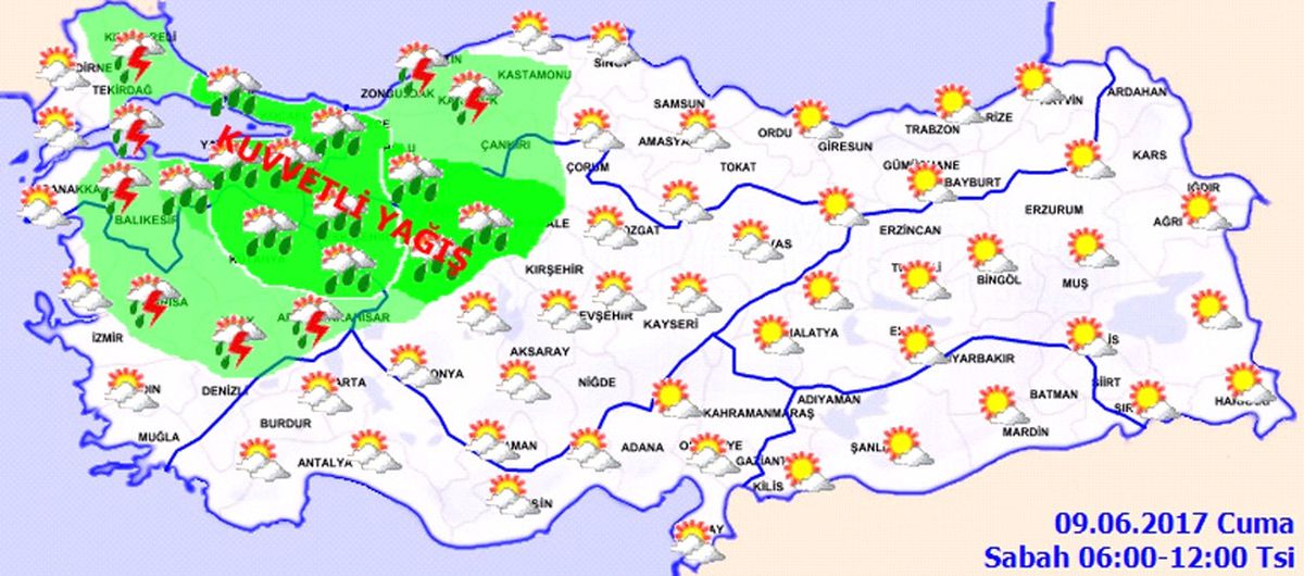 Yurtta Hava Durumu