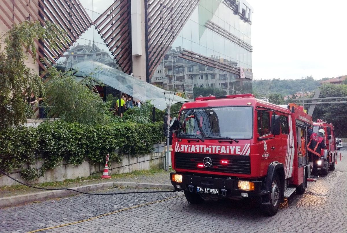 Alışveriş Merkezinde Yangın