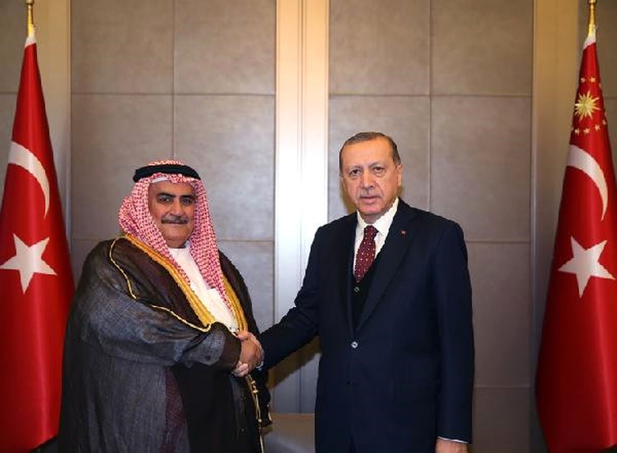 Dha İstanbul - Cumhurbaşkanı Erdoğan Bahreyn Dışişleri Bakanı Khalifa\'yı Kabul Etti