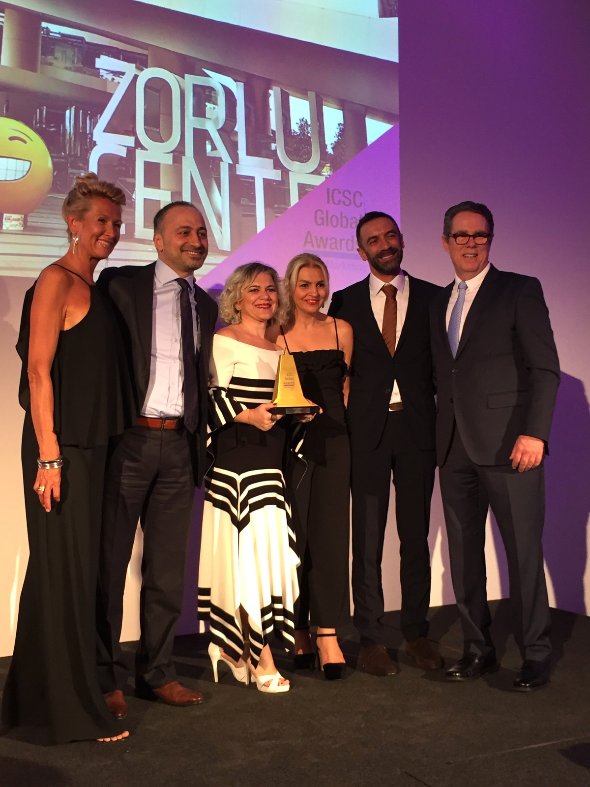 ICSC Solal Marketing Awards\'tan Zorlu Center\'a Altın Ödül!