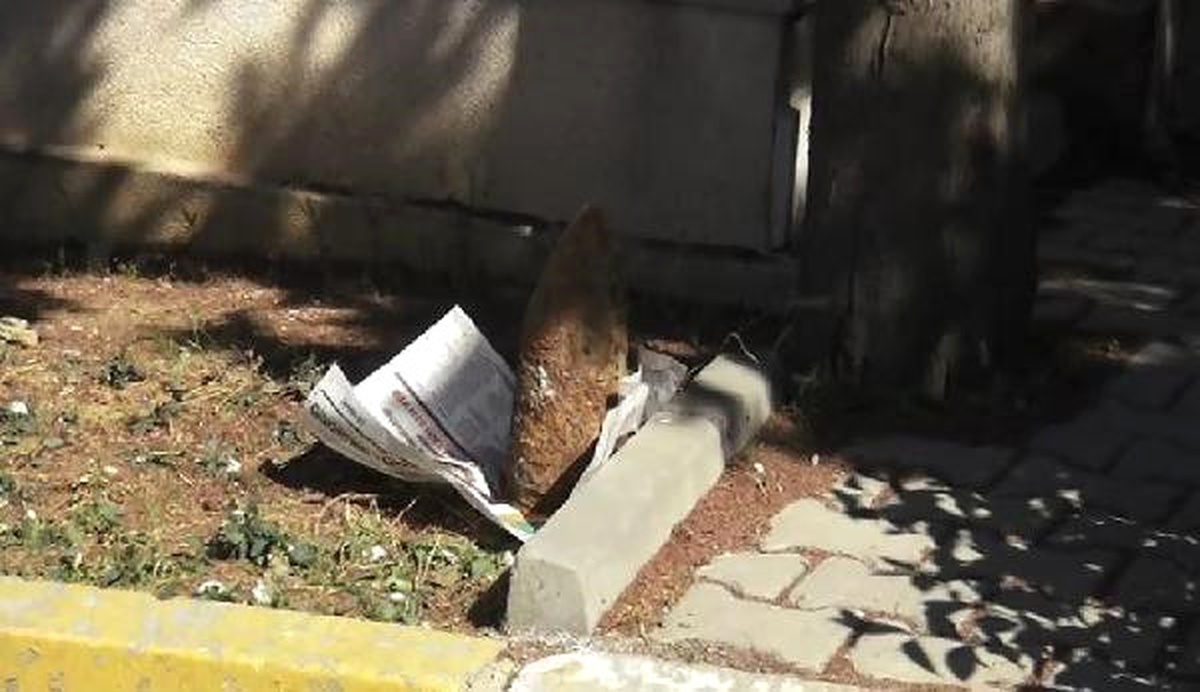 Kars\'ta Patlamamış Tank Topu Mermisi Bulundu