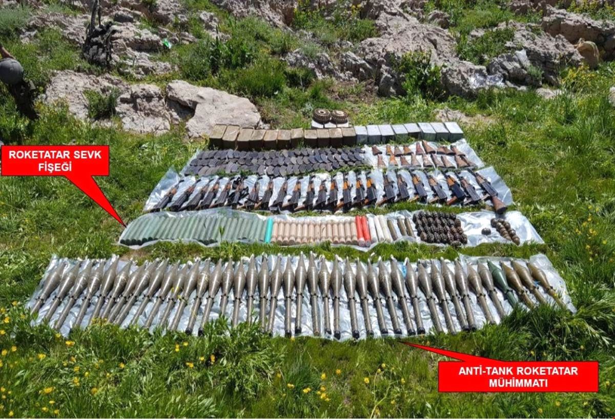 Kato Dağı\'nda Çok Sayıda Silah ve Mühimmat Ele Geçirildi