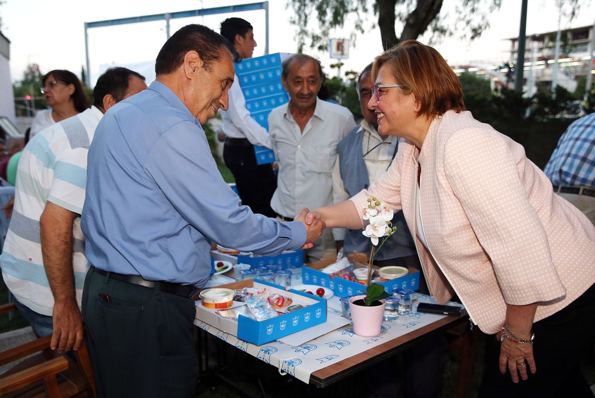 Konaklı muhtarlar iftarda buluştu