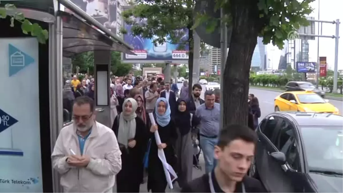 Özgür-Der Üyeleri, Bazı Arap Ülkelerinin Katar\'a Yönelik Politikalarını Protesto Etti