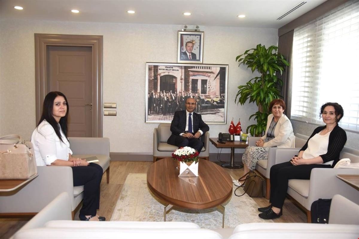 AB Bakanlığı Heyeti\'nden Vali Demirtaş\'a Ziyaret