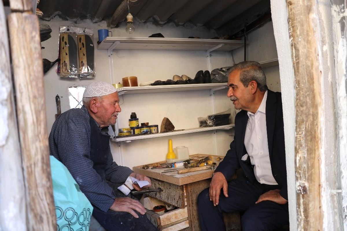 Başkan Demirkol, Devteşti\'de Esnaf ve Vatandaşlarla Görüştü