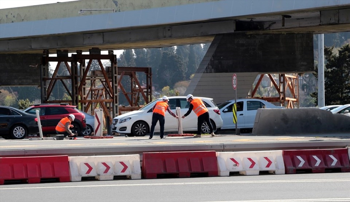 15 Temmuz Şehitler Köprüsü\'nde Çalışma Başladı (1)