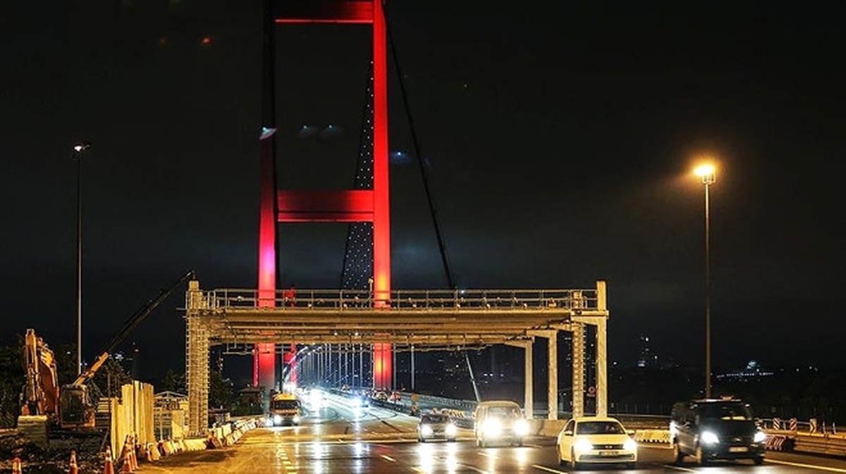 15 Temmuz Şehitler Köprüsü\'nde Çalışma Başladı (1)