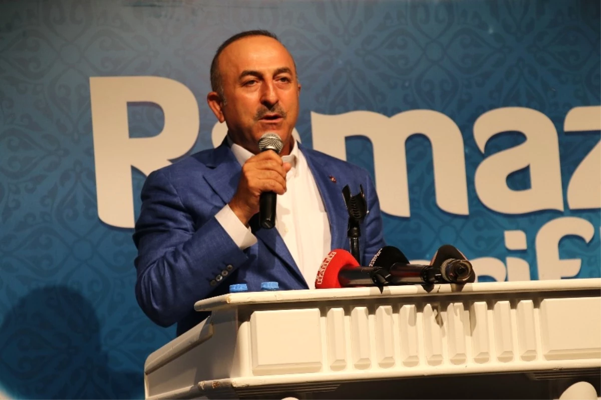 Bakan Çavuşoğlu Gazipaşa\'da İftara Katıldı