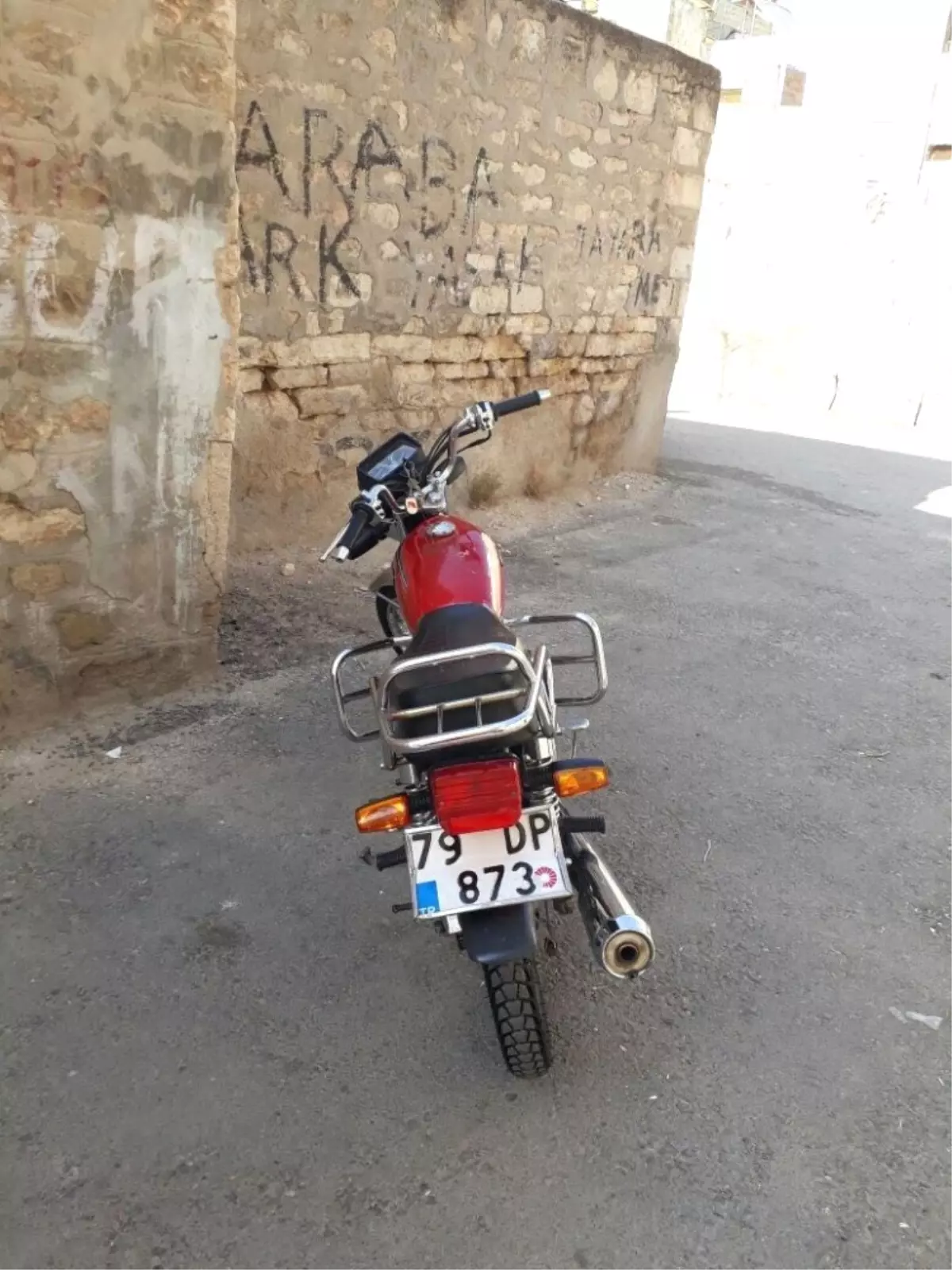 Çalınan Motosiklet Bulundu