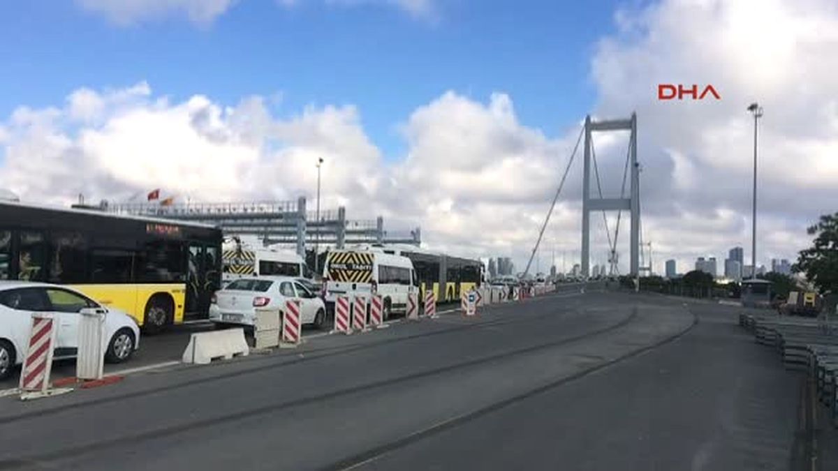 Dha İstanbul - Köprüye Katılımda Trafik Durma Noktasına Geldi