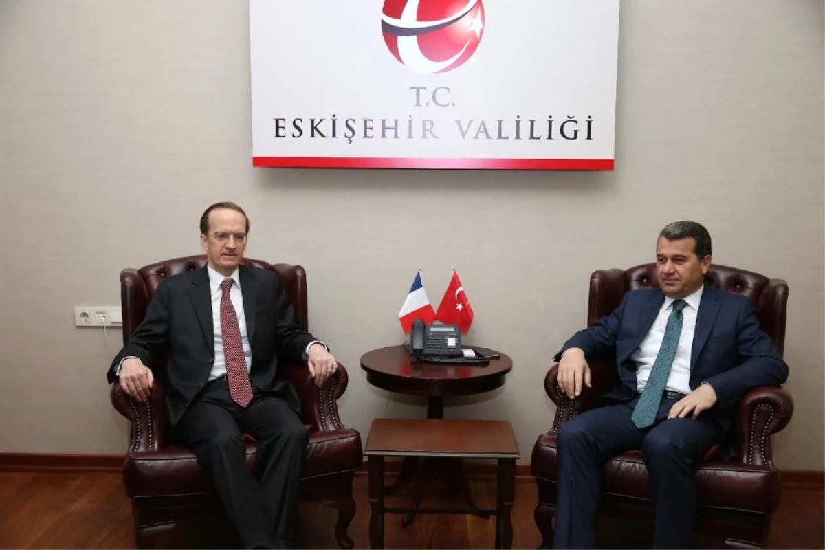 Fransa\'nın Ankara Büyükelçisi Fries, Vali Çelik\'i Ziyaret Etti