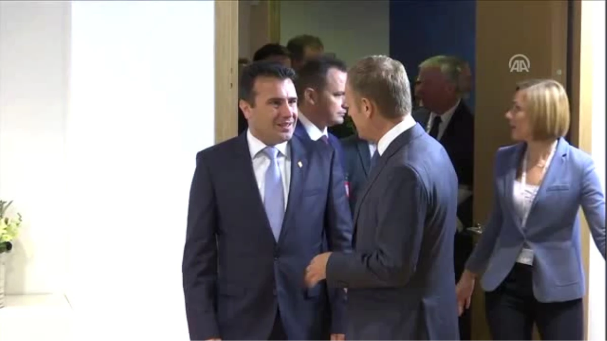Makedonya Başbakanı Zoran Zaev - Brüksel