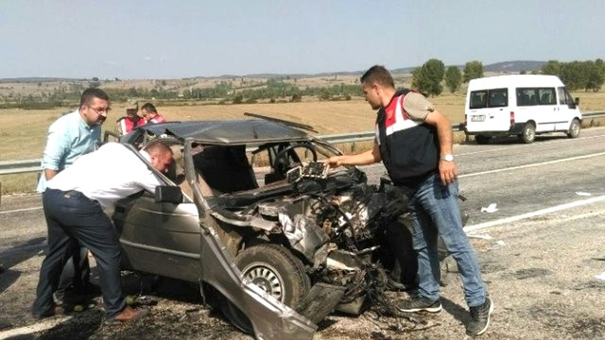 Samsun\'da Trafik Kazası Can Aldı!