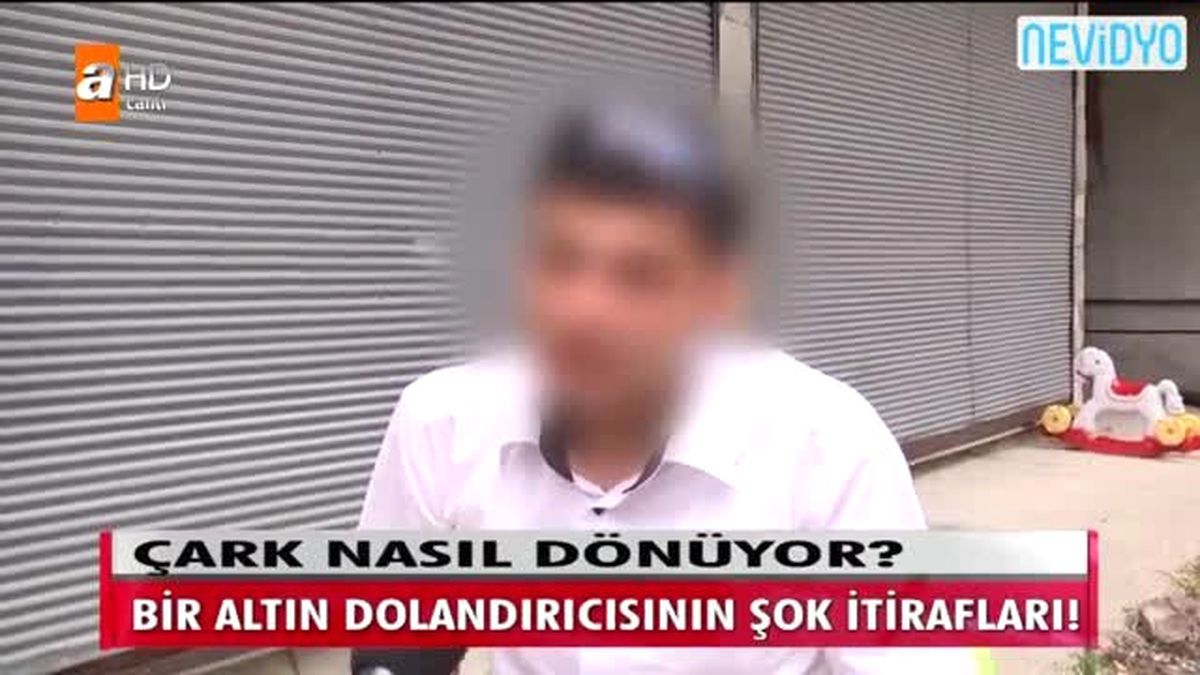Altın Dolandırıcısından Şoke Eden İtiraflar!