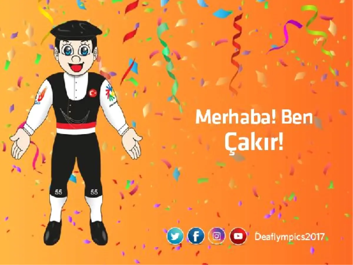 Deaflympics 2017\'nin Maskotunun İsmi \'Çakır\' Oldu