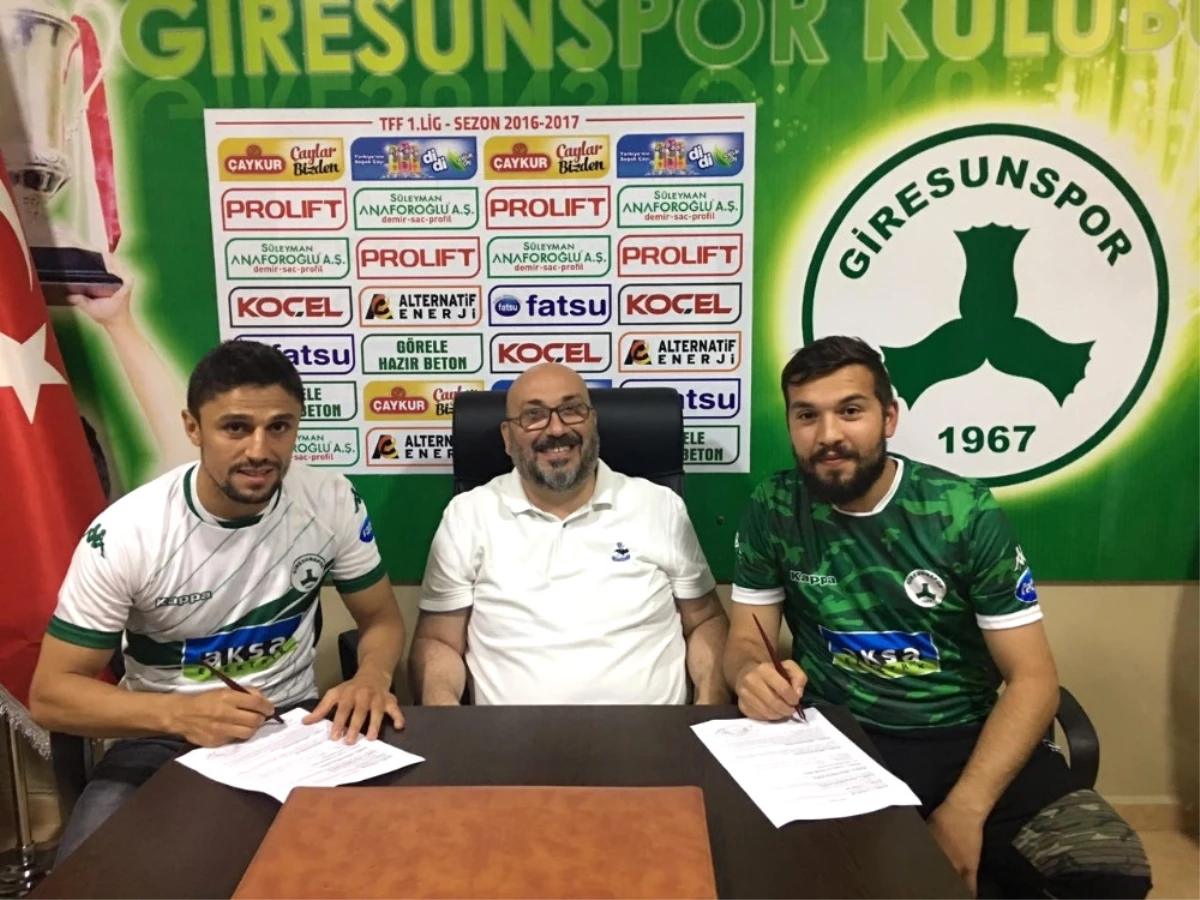 Giresunspor\'dan Iç Transferde 2 Imza Birden