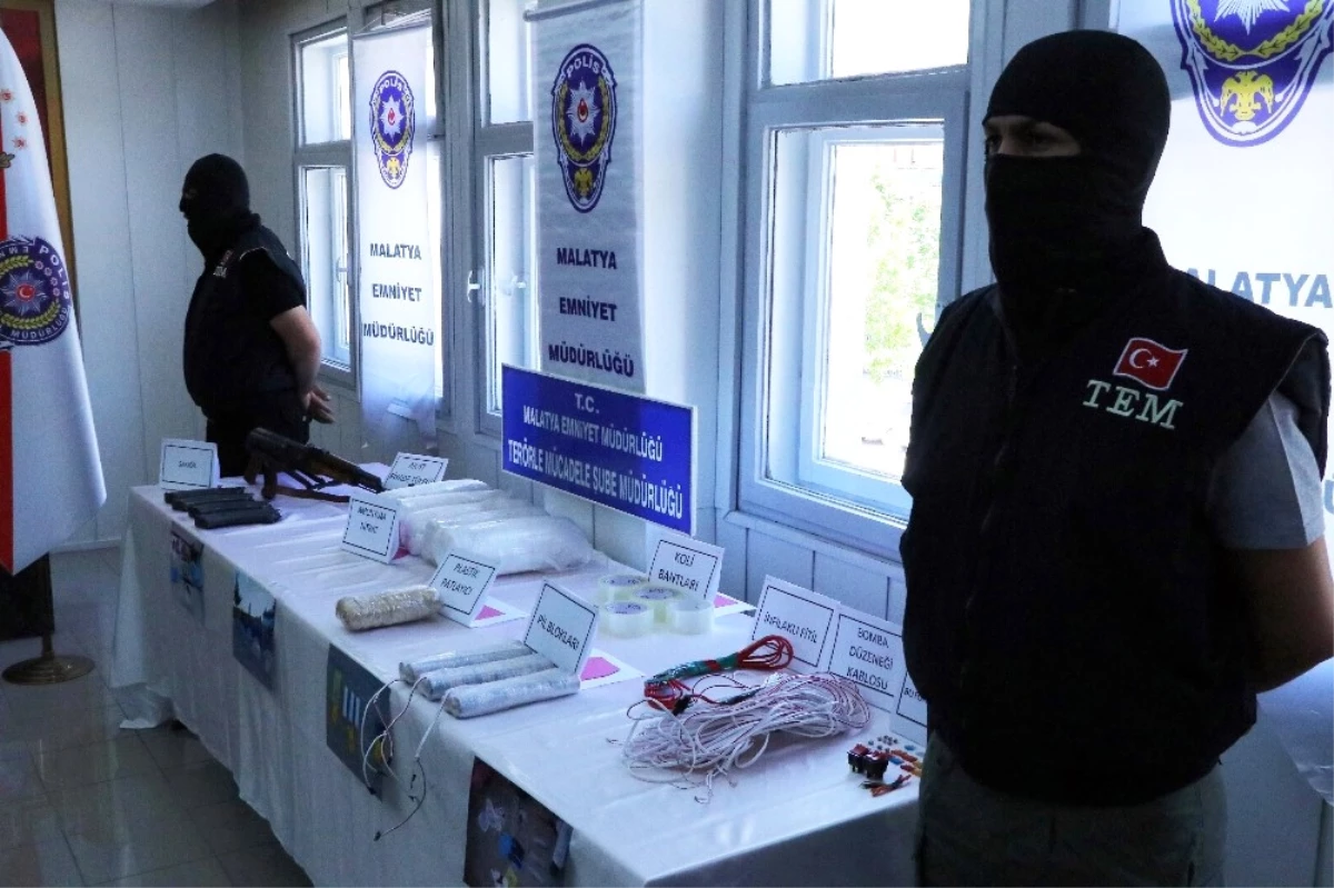 Malatya\'da Bombalı Eylem Hazırlığındaki Teröriste Yardım ve Yataklık Eden Şahıs Tutuklandı