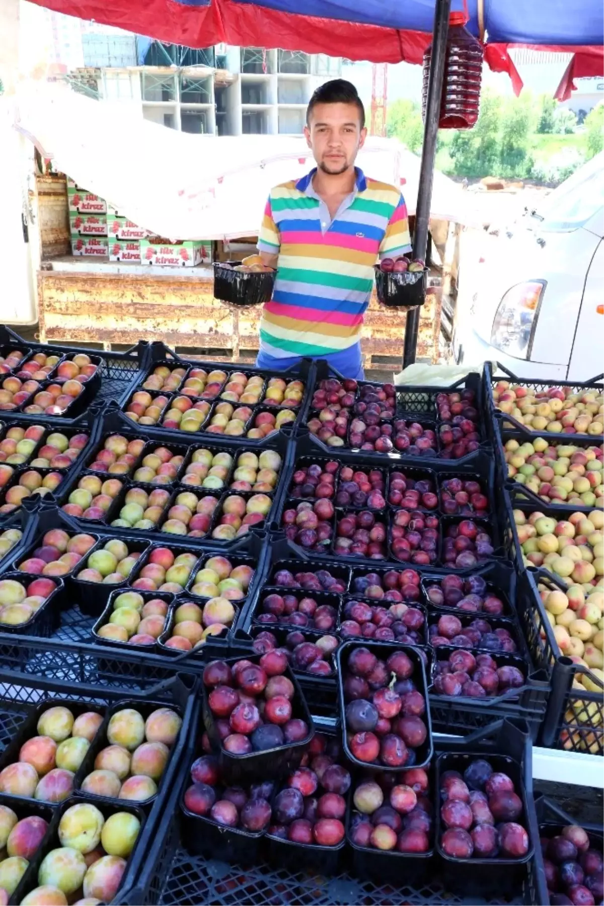 Yaz Meyveleri Yozgat\'ta Tezgahları Süslüyor