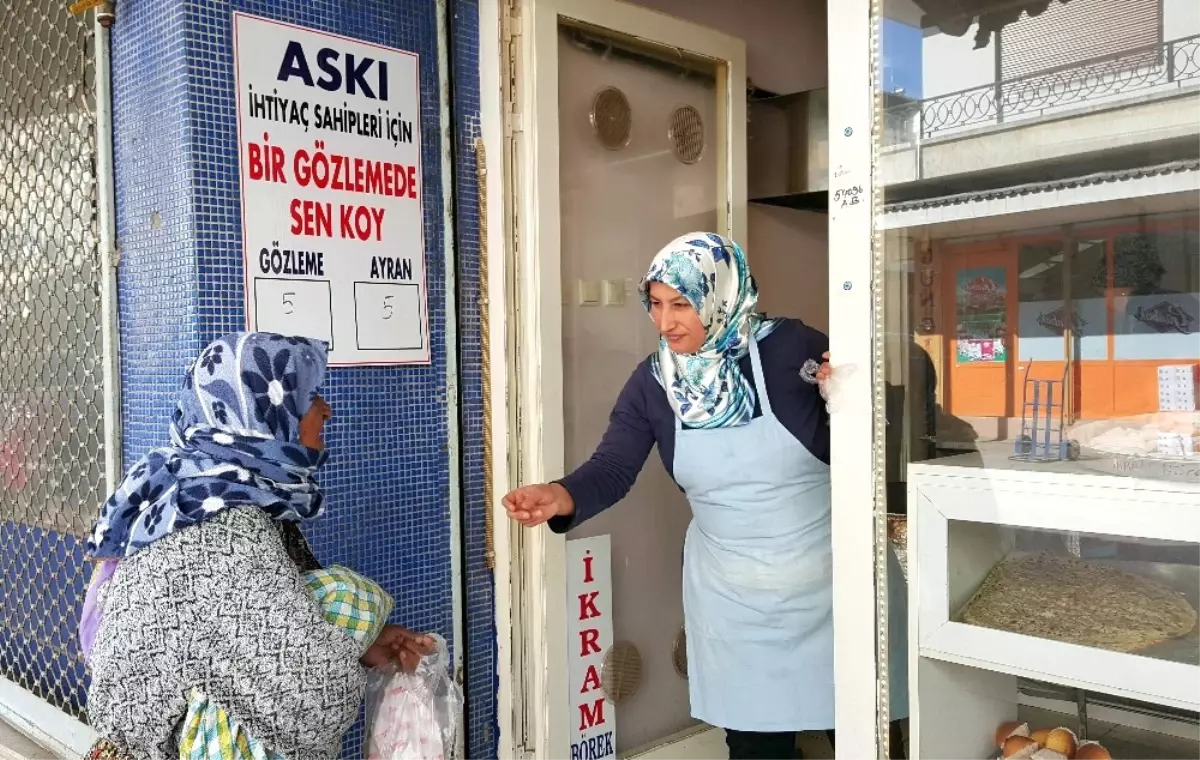 Bu Askıda Börek, Baklava ve Gözleme Bedava