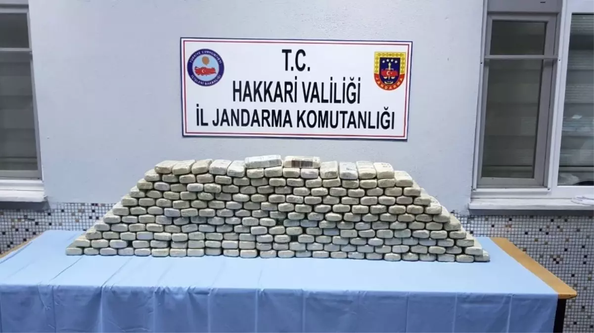 Hakkari\'de 110 Kilo Eroin Ele Geçirildi