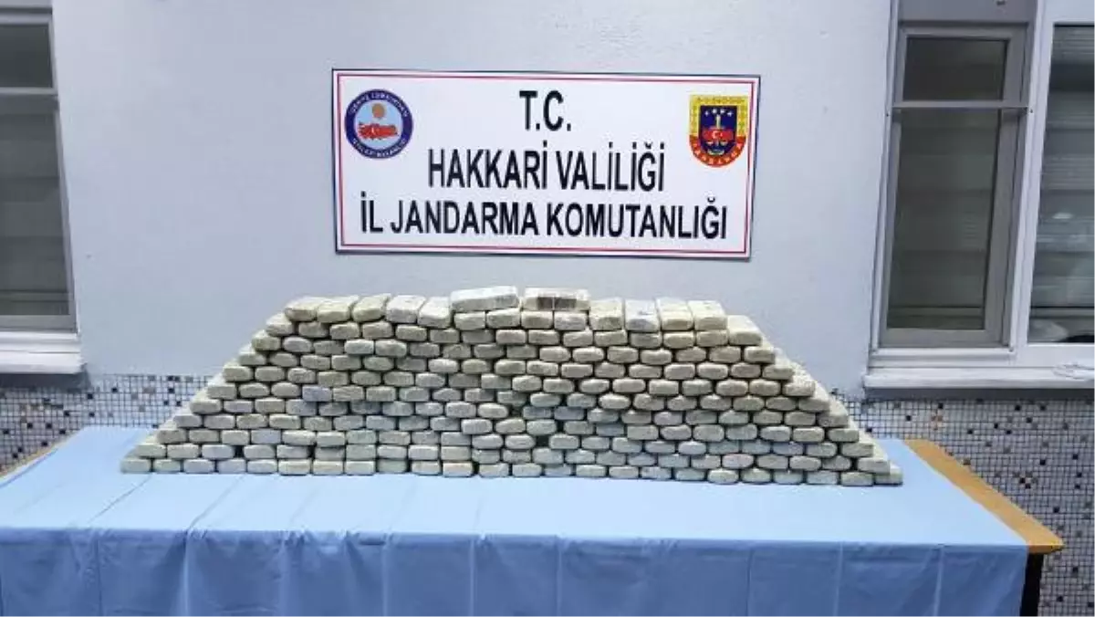 Hakkari\'de 110 Kilo Eroin Ele Geçti