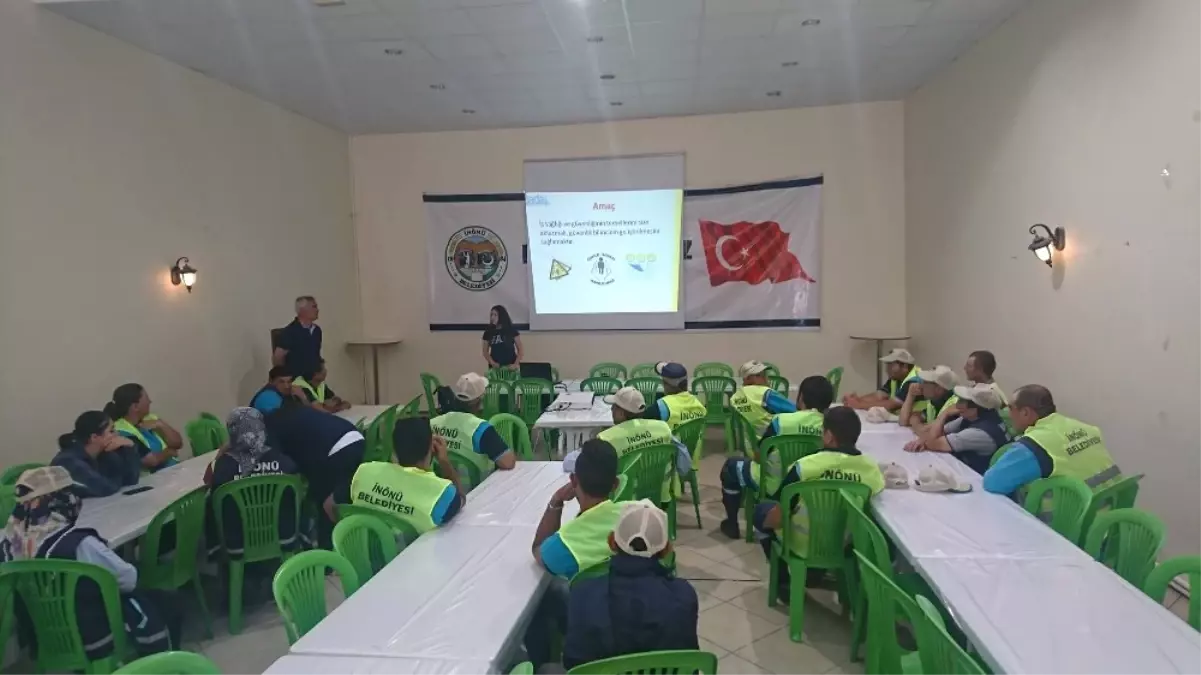 İnönü Belediyesi Çalışanlarına İş Sağlığı ve Güvenliği Semineri Verdi