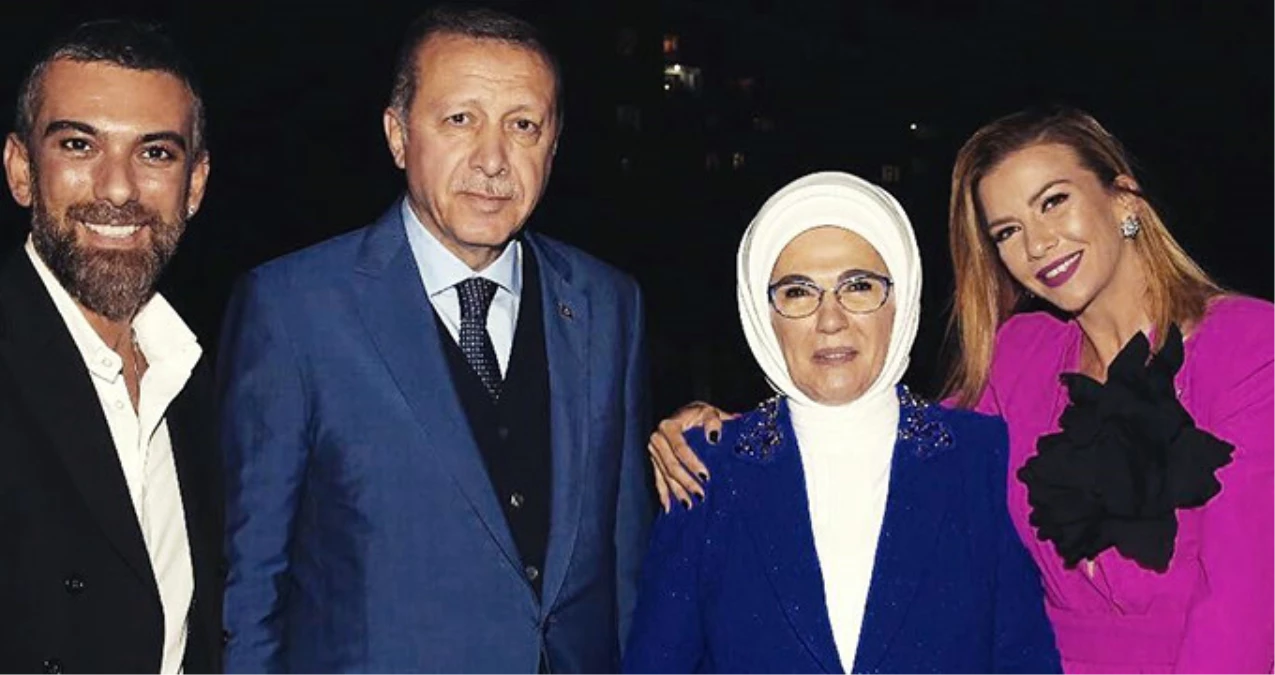 İvana Sert ve Hakan Akkaya Erdoğan Ailesiyle Çektirdiği Fotoğrafı Aynı Notla Paylaştı