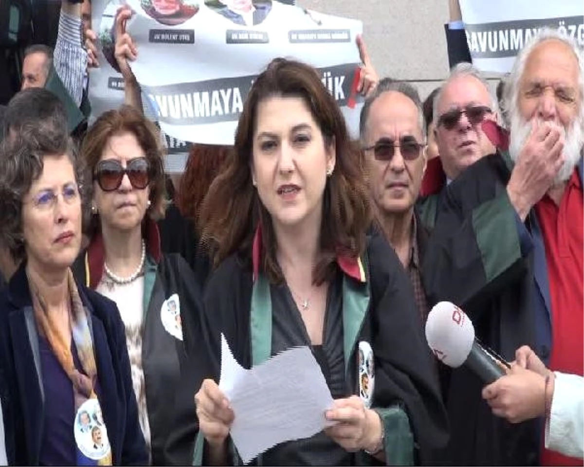 Dha İstanbul - Çağlayan Adliyesi Önünde Avukatların 11. Hafta "Adalet Nöbeti"