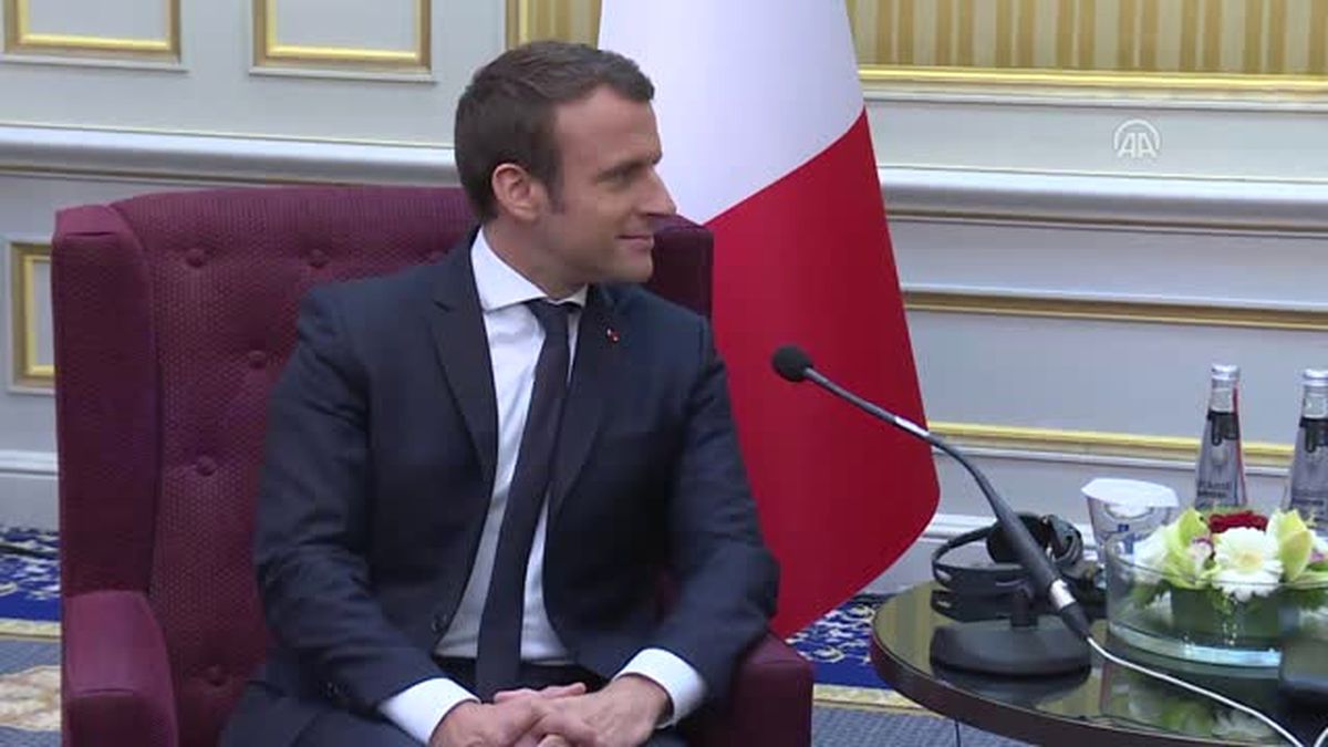 Emmanuel Macron ve Fas Kralı Görüşmesi