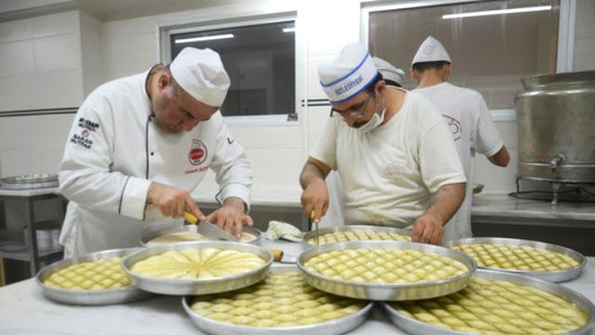 Gaziantepli Baklavacıların \'Tatlı\' Mesaisi