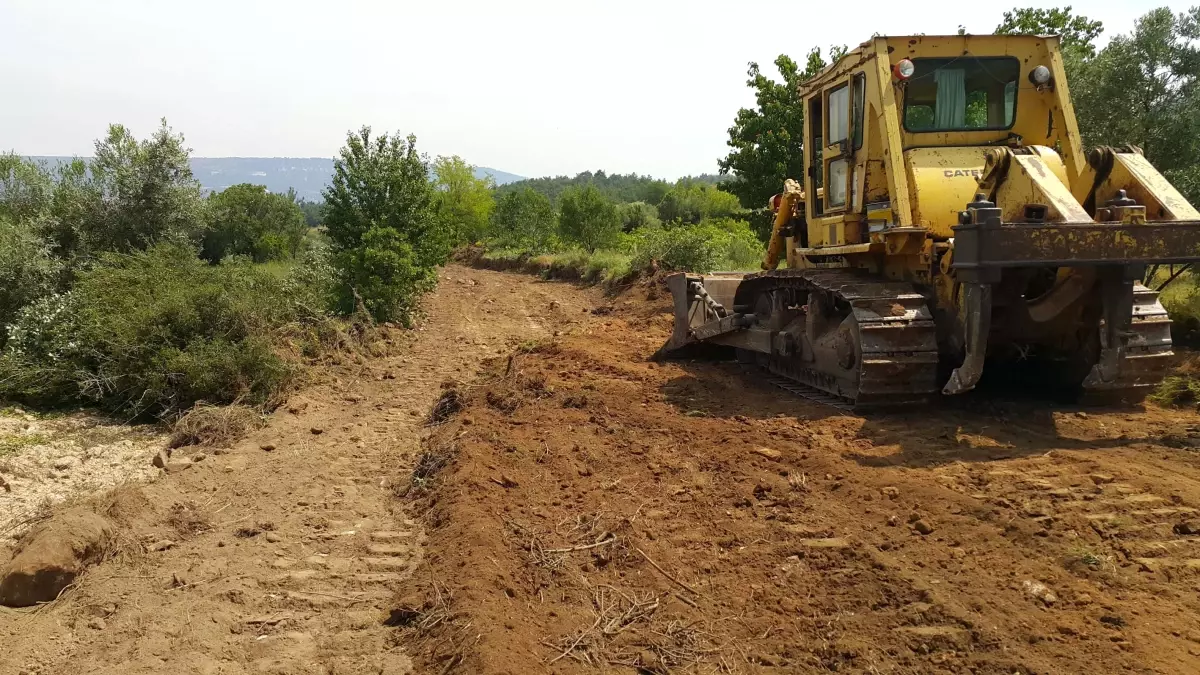 Hamidiye\'nin, Tarla Yolları Hasat İçin Hazırlanıyor