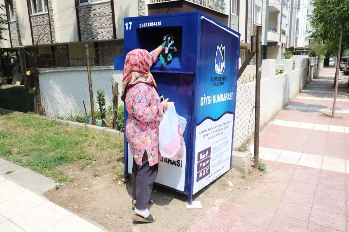 Hayırseverlerden Giysi Kumbaralarına Yoğun İlgi