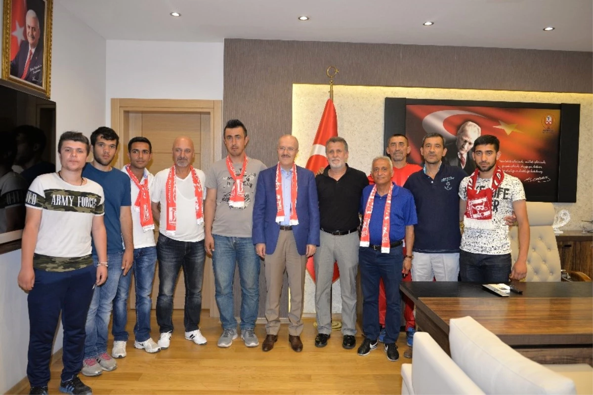 Balkes Taraftarlarından Başkan Kafaoğlu\'na Teşekkür Ziyareti