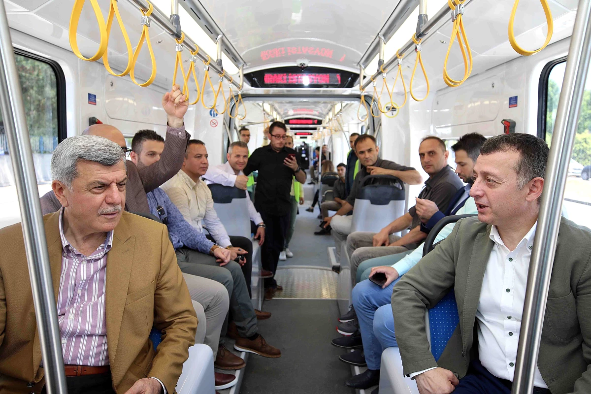 Başkan Karaosmanoğlu, Akçaray\'ın Test Sürüşlerine Katıldı