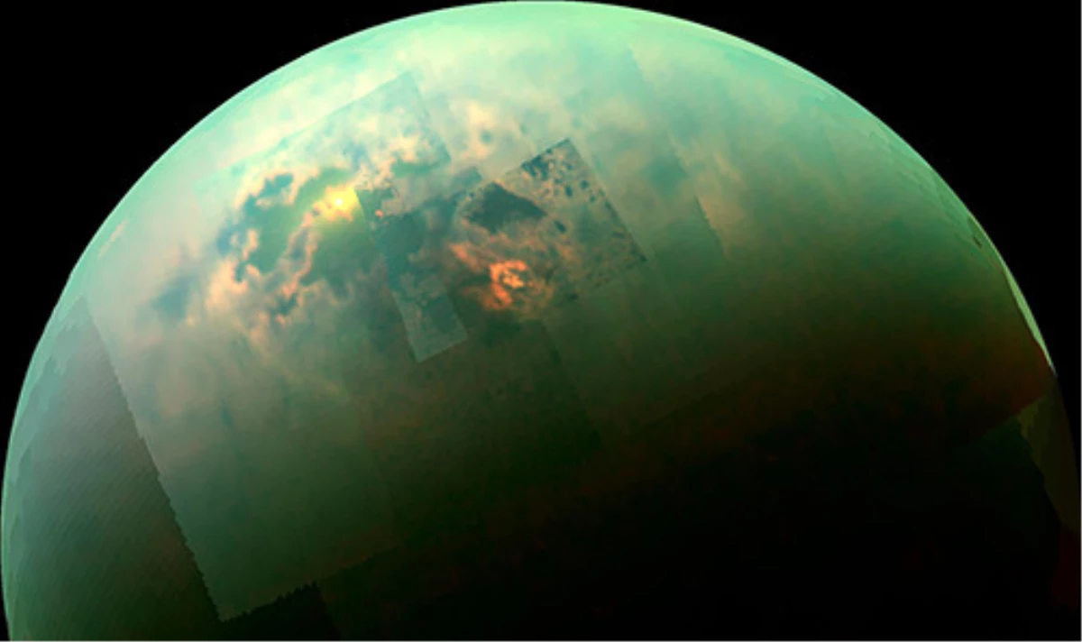 Cassini, Satürn\'ün Uydusu Titan\'ın "Kuzey Yazını" Görüntüledi