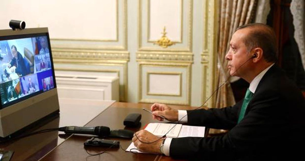 Cumhurbaşkanı Erdoğan, Fransa Cumhurbaşkanı ve Katar Emiri İle Görüştü