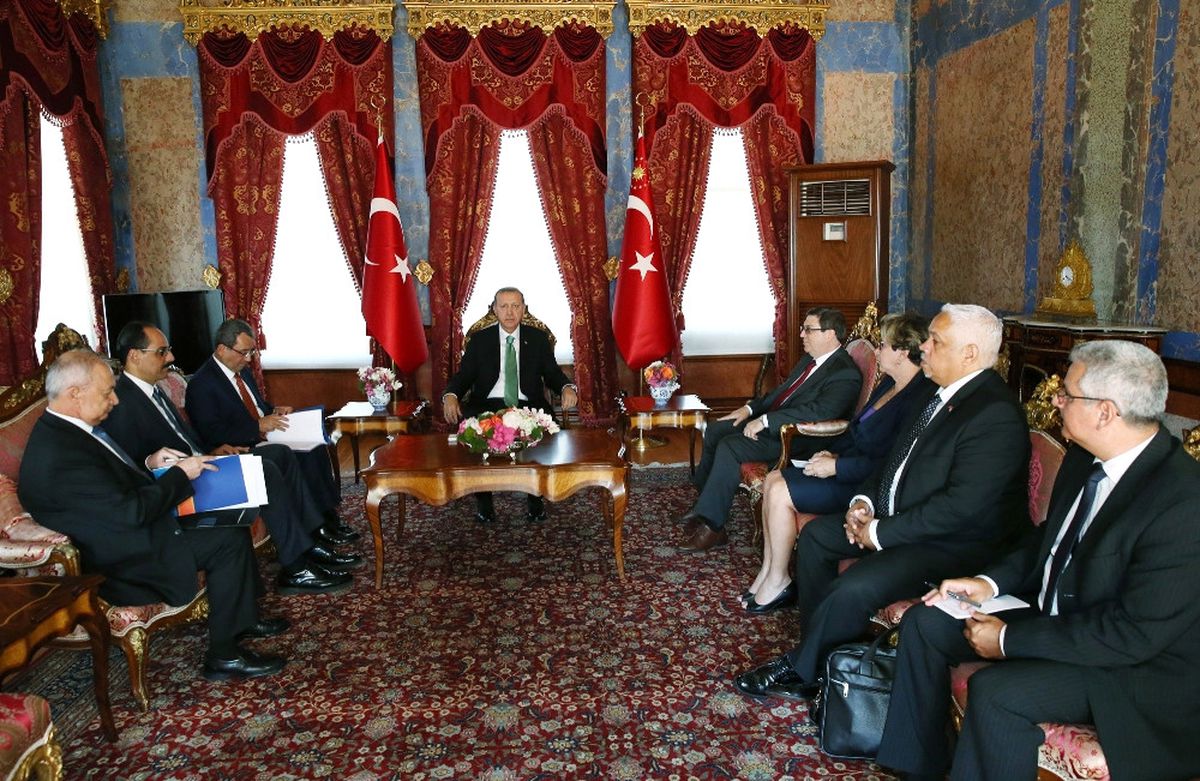 Erdoğan, Küba Dışişleri Bakanı Ile Görüştü