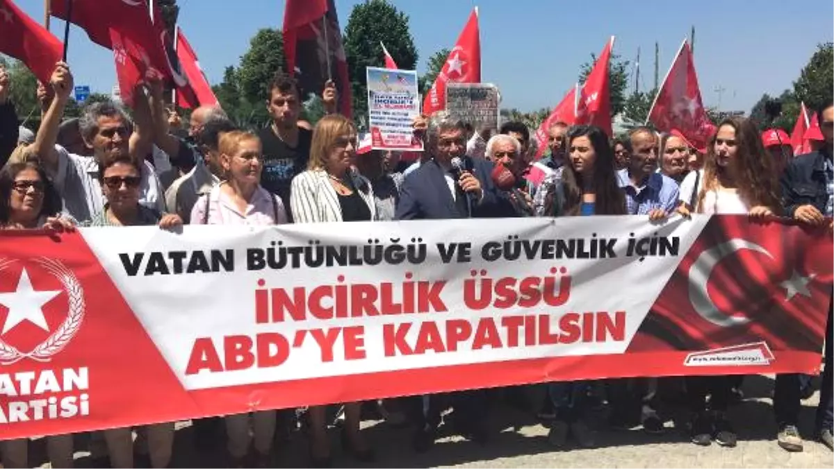 "İncirlik Üssü ABD\'ye Kapatılsın" Protestosu