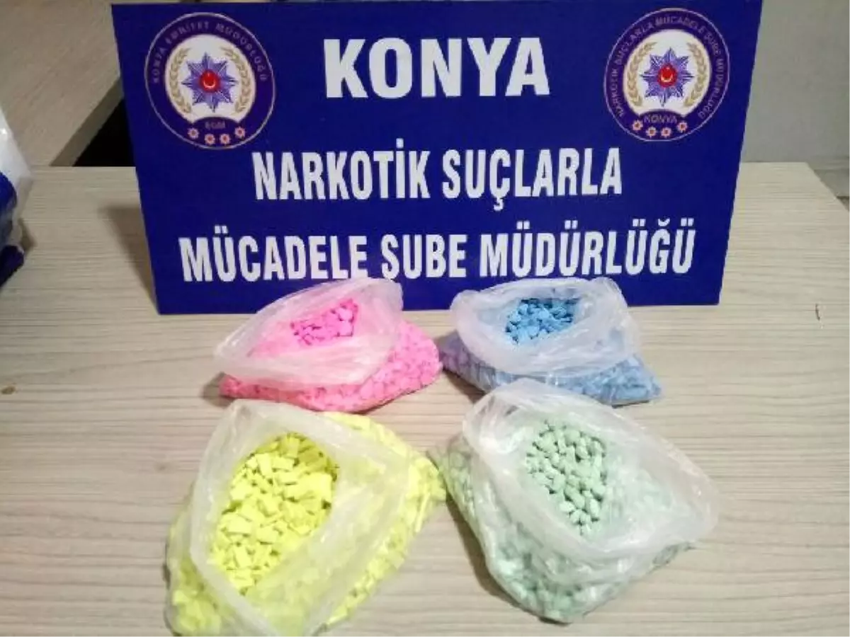 Konya\'da Ecstasy Hap ve Kaçak İçki Operasyonu