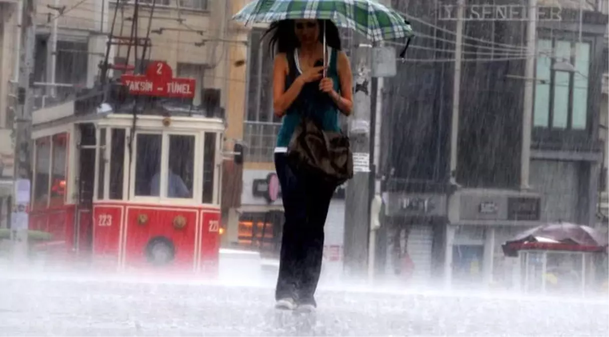 Meteoroloji Tarih Verdi; İstanbul Sağanak Yağışlara Teslim Olacak