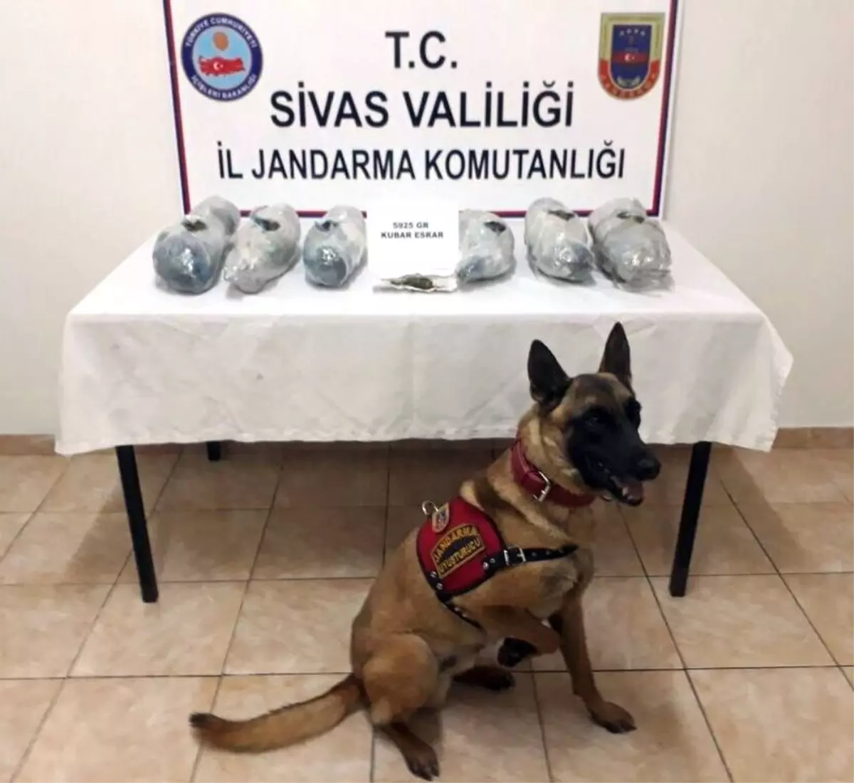 Otobüste 5 Kilo Esrar Ele Geçirildi