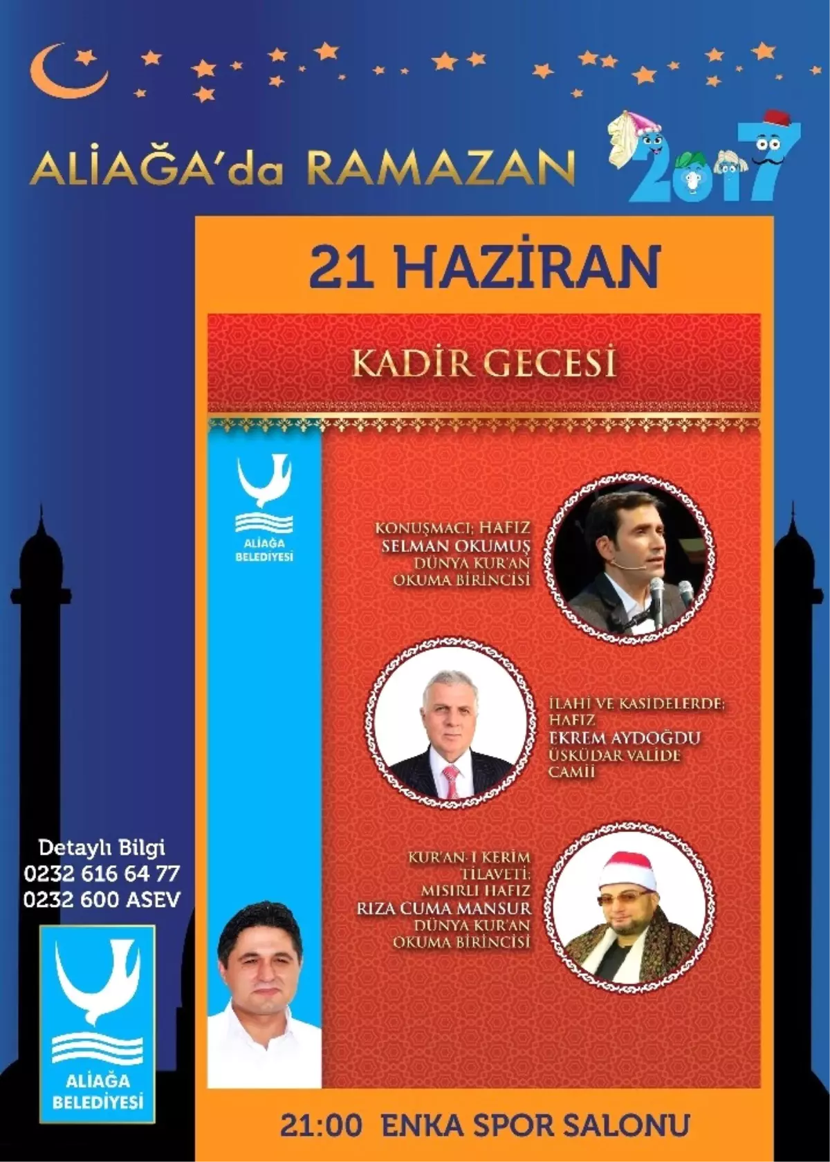 Aliağa Belediyesi\'nden Kadir Gecesi\'ne Özel Program