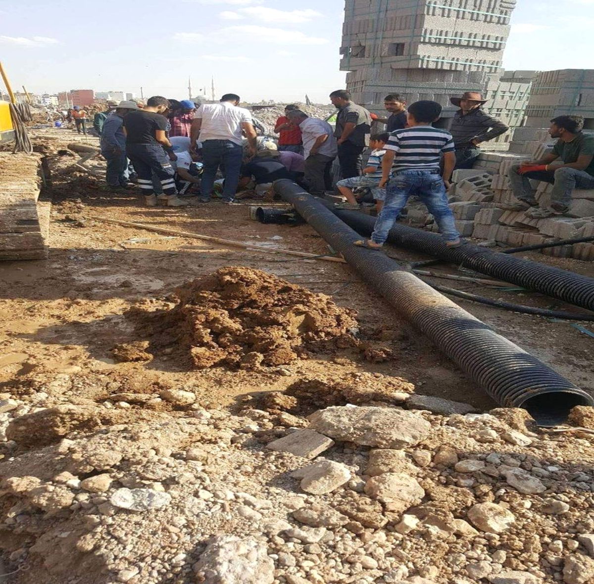 Alt Yapı Çalışmaları Sırasında Göçük: 1 Yaralı