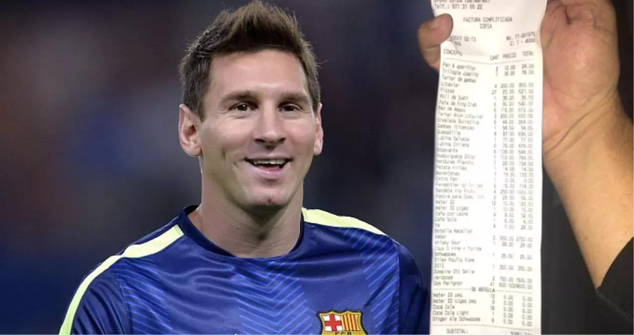 Arjantinli Messi, Ibiza\'da 146 Bin TL Hesap Ödedi