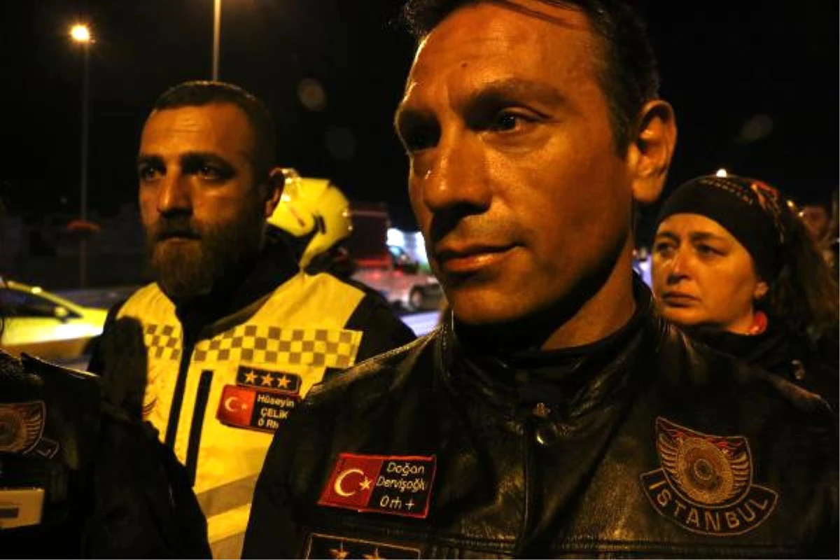 Dha İstanbul - Motosikletlilerden Protesto Sürüşü
