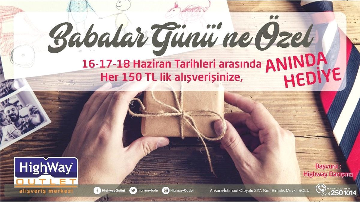 Highway\'den Babalar Günü Kampanyası